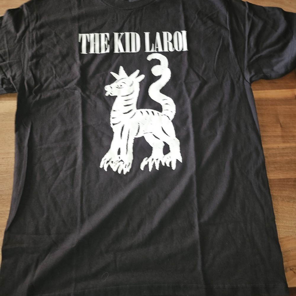 Kid Laroi End of the World Tour 2022 Black T-Shirt Sz L. Concert Tee.Emo Rap.Pop